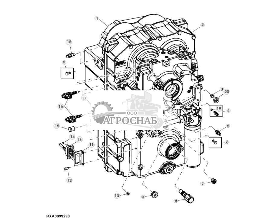 Transmission, Left Side 